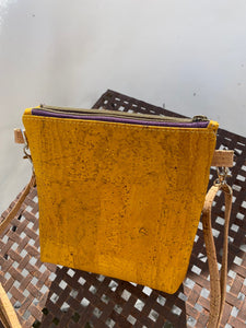K7-THE BROOKIE CROSSBODY IN MUSTARD AND COLORFUL SPRING FLOWERS